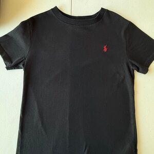 Polo by Ralph Lauren Kids Tee in Black with Red Logo